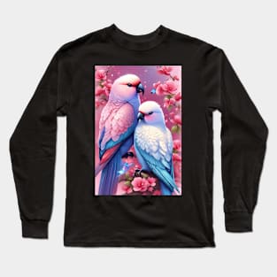 Beautiful love birds Long Sleeve T-Shirt